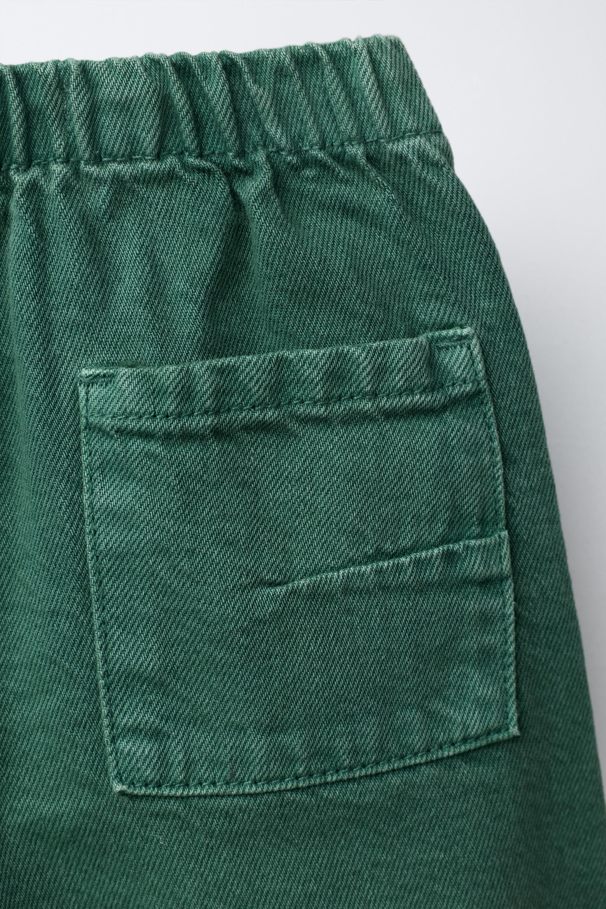 PANTALON EN SERGÉ BAGGY